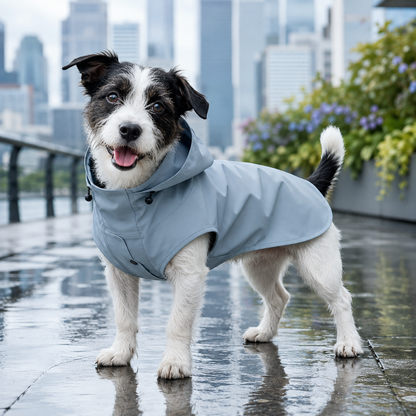 TOVQIRANO™ DriftShell Waterproof Dog Raincoat – Lightweight Pet Rain Jacket, Windbreaker & Outdoor Puppy Coat