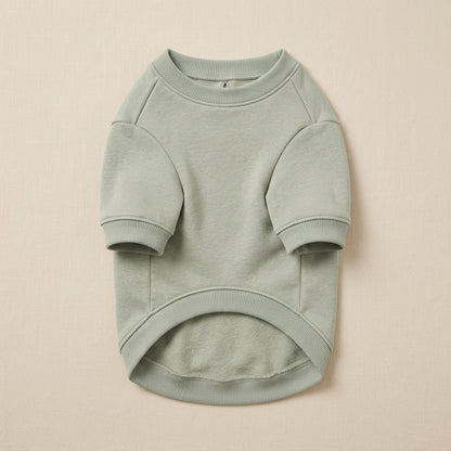 TOVQIRANO™ Everyday French Terry Dog Sweatshirt – Lightweight Puppy Crewneck, Casual Pet Pullover