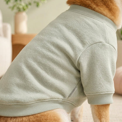 TOVQIRANO™ Everyday French Terry Dog Sweatshirt – Lightweight Puppy Crewneck, Casual Pet Pullover