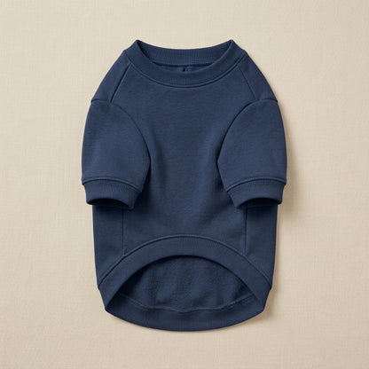 TOVQIRANO™ Everyday French Terry Dog Sweatshirt – Lightweight Puppy Crewneck, Casual Pet Pullover