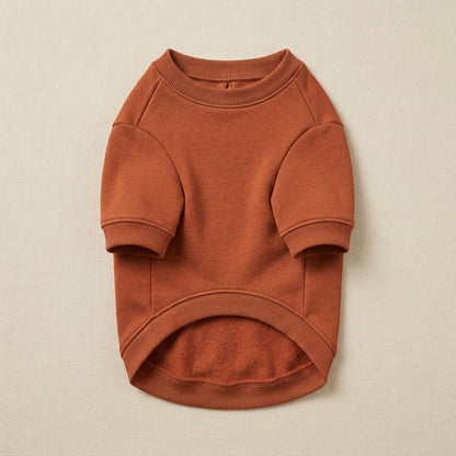 TOVQIRANO™ Everyday French Terry Dog Sweatshirt – Lightweight Puppy Crewneck, Casual Pet Pullover