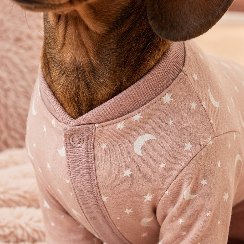 TOVQIRANO™ SundaySoft Dog Pajamas – Cozy Stretch Pet Onesie, Puppy Sleepwear & Indoor Dog Clothing
