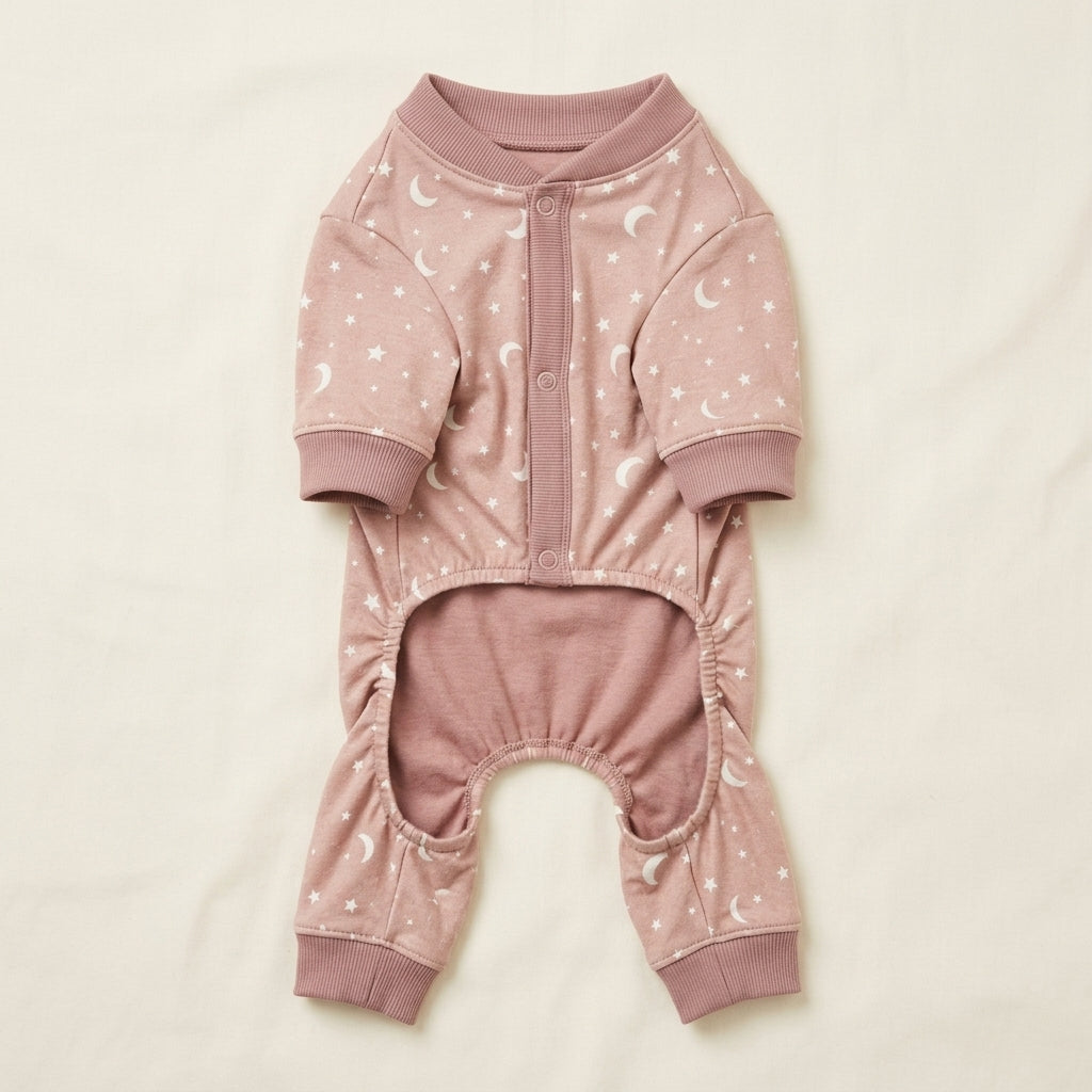 TOVQIRANO™ SundaySoft Dog Pajamas – Cozy Stretch Pet Onesie, Puppy Sleepwear & Indoor Dog Clothing