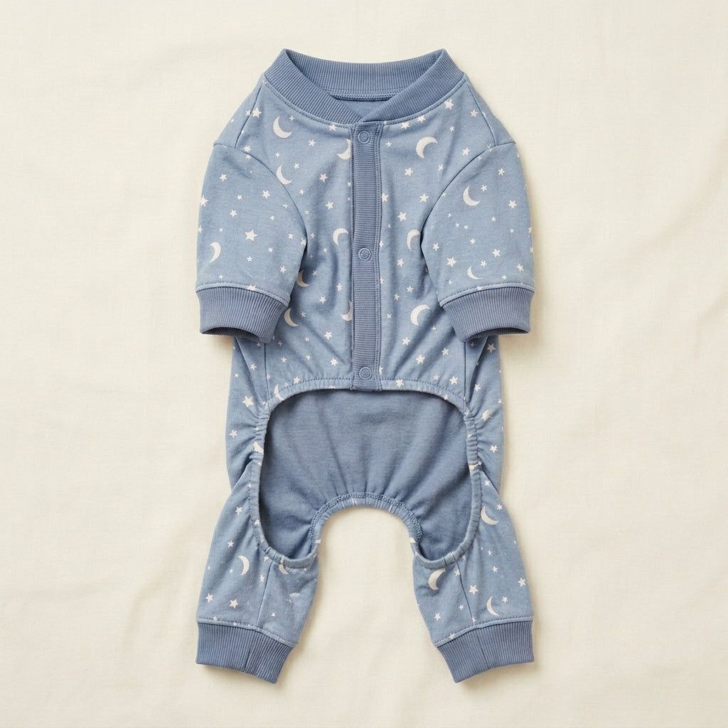 TOVQIRANO™ SundaySoft Dog Pajamas – Cozy Stretch Pet Onesie, Puppy Sleepwear & Indoor Dog Clothing